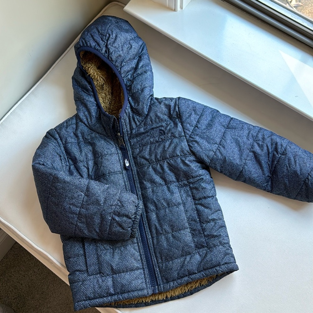 North Face | Kids Hooded Puffer Jacket - Navy